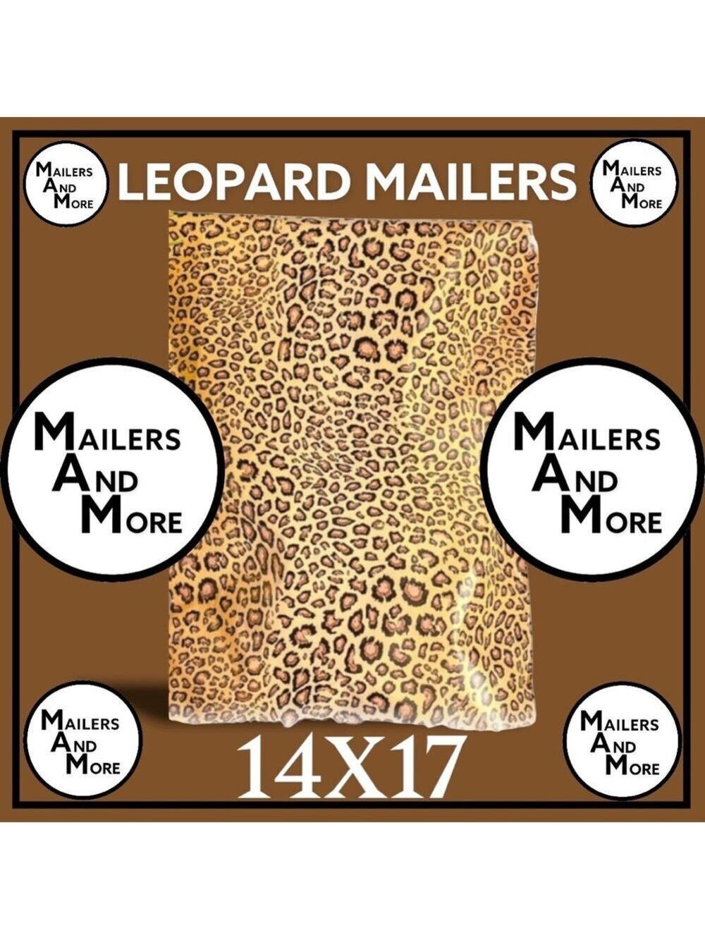 25 14X17 Poly Mailers Leopard Shipping Envelopes PRICE IS FIRM - Picture 7 of 11